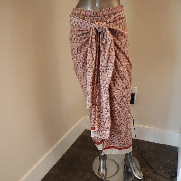 Brunello Cucinelli Dresses & Skirts - Brunello Cucinelli Sarong Skirt 100% Cotton Size 8 New Tag $1995
